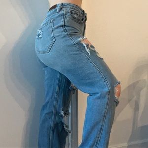 Ripped Hollister jeans